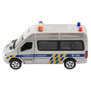 Polizeiauto 15cm mit Licht mit Ton auf einziehbar