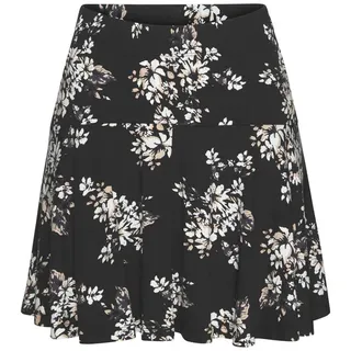 LASCANA Hosenrock Damen Floral Schwarz/Weiß 34