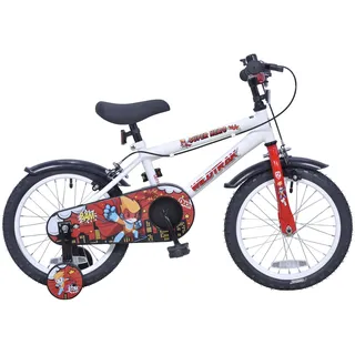 Wildtrak - Superhero - 16-Zoll-Fahrrad für Kinder von 4-7 Jahren mit Stützrädern - Weiß