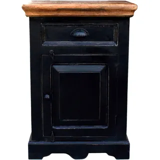 SIT Möbel Corsica 50 x 72 x 35 cm Schwarz / Honig