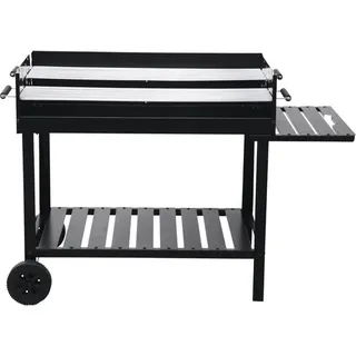 Tepro Atlanta Holzkohlen Grillwagen schwarz