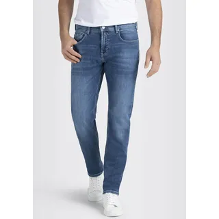 Regular-fit-Jeans MAC "Ben", Herren, Gr. 40 (41), Länge 34, blau (ocean blau authentic used), Denim/Jeans, Obermaterial: 99% Baumwolle, 1% Elasthan, Jeans Regular-fit-Jeans