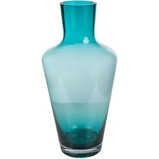 Romimex Vase, Türkis, Glas, 18 x 40 x 18 cm