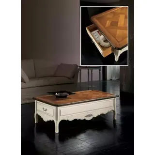 Design Couchtisch Tische Quadratisch Holz Wohnzimmer Tisch Luxus Möbel - Braun