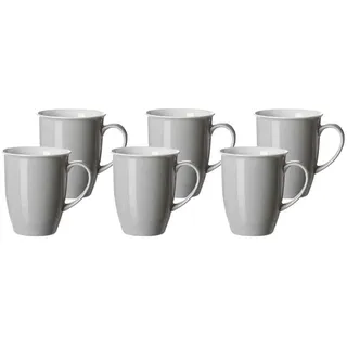 Ritzenhoff & Breker Kaffeebecher Doppio 0,32 l Grau 6 St.