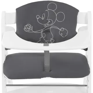 Hauck Hochstuhleinlage , Anthrazit , Textil , 2-teilig , Maus , 27x47x8 cm , abwaschbar , Babymöbel & Kindermöbel, Babyzimmer, Hochstühle