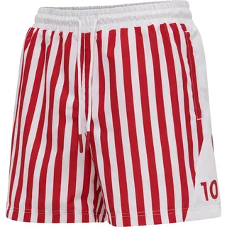 Hummel Dansk Boldspil-union 2020 Fan Kurze Hose - Tango Red / White - 2XL