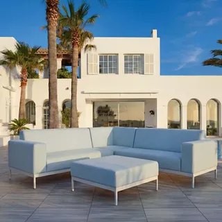 Mendler HWC-C47 Loungeset blau