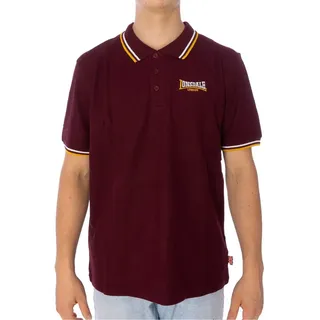 Lonsdale Velton Kurzarm-poloshirt Rot 3XL Herren Rot 3XL - Rot