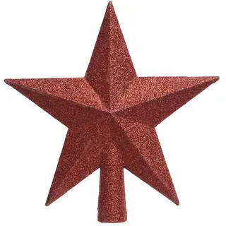 Decoris Baumspitze - weihnachtsrot