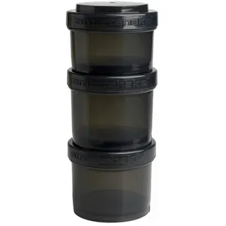 Smartshake Revivie Flaschen-Shaker, 3er-Set mit 450 ml, Schwarz