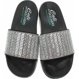 Skechers Pop Ups - Neu Spark schwarz 37 - Silber
