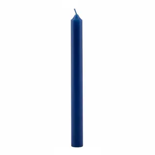 Stumpenkerzen Vollfarbe Ø 1,9 cm 12 Stück - blau