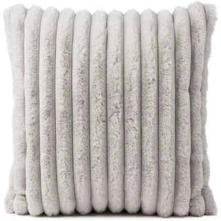 Dekokissen GÖZZE "Vito", silber (silber, unifarben), B:45cm H:8cm L:45cm, Polyester, Dekokissen_Sitzkissen_Kissenhüllen, Dekokissen