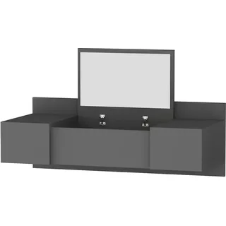 Asir Skye Decor, Zakkum- 33x100 cm Anthrazit, - Anthrazit