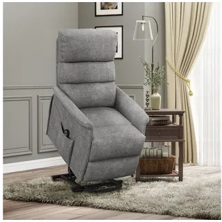 Homcom Fernsehsessel mit Aufstehhilfe Elektrisch, Relaxsessel mit Liegefunktion,