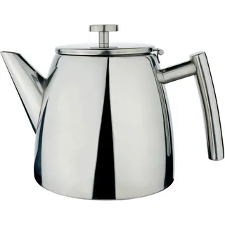 Café Ole HTP-12DW Teekanne, Edelstahl 18/10, Hochglanz Poliert, 1,2 L