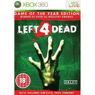 Left 4 Dead - Game of the Year Edition - Microsoft Xbox 360 - FPS - PEGI 18