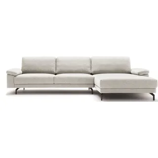 Creation BY ROLF BENZ Ecksofa "CR.450 elegantes Designsofa mit hohem Sitzkomfort", seidengrau