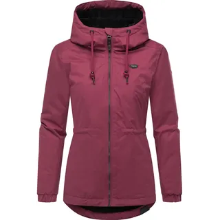 Winterjacke RAGWEAR "Winterjacke Dankka Warm", Damen, Gr. XXL, rot (wine25), Obermaterial: 100% Polyester PES.  Obermaterial: Futter: 100% Polyester PES. 100% Polyester PES., Jacken Winterjacke
