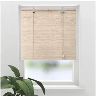 SOLUNA Bambus-Rollo flach natur 60x160 cm