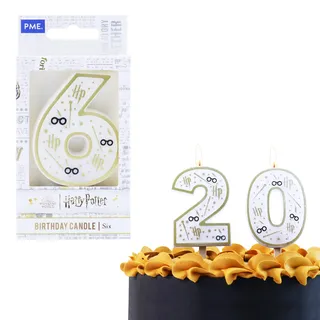 PME Legend PME Harry Potter Geburtstagskerze, Nummer 6, Multicolor- 6