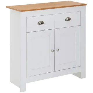 Wohnling Kommode 79 x 81 x 34,5 cm weiß