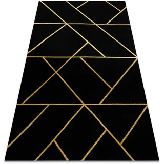 RugsX Emerald Teppich 180 x 270 cm Schwarz/Gold