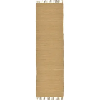 my home Teppich »Gastines« rechteckig 5 mm Höhe Wendeteppich, reine Baumwolle, handgewebt, uni, waschbar, modern, beige