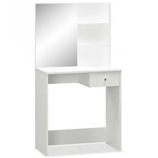 vidaXL Schminktisch Holzwerkstoff 75x40x141 cm Weiß