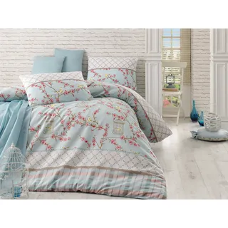 L'Essentiel Linge de Maison, Begonvilla- EPJ6842, Türkis, Bettdecken, 65% Baumwolle / 35% Polyester - Türkis