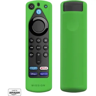 Brandneue Fernbedienungshülle „Made for Amazon“ für die Alexa-Sprachfernbedienung (3. Gen.) – grün