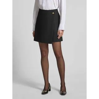 Hugo Ausgestellter Mini-Rock mit Viskoseanteil Modell Raluni Black, 40