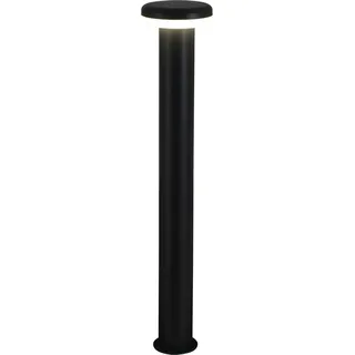 LED Außenstehleuchte, Metall, Anthrazit, IP44, H 76 cm - Grau