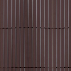 TENAX Colorado 1,50 x 5 m Braun, Synthetisches Doppelseitiges Schilf, zum Abschirmen von Gärten, Schwimmbädern und privaten Bereichen