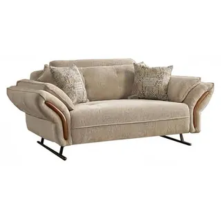 Sofagarnitur Sofas Wohnlandschaft Sofa Sessel Wohnzimmergarnitur Lounge-Garnitur - Beige