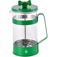 Bild Kaffeemaschine mit 6 Tassen, 600 ml, Edelstahl und Borsilikat, matt, grün