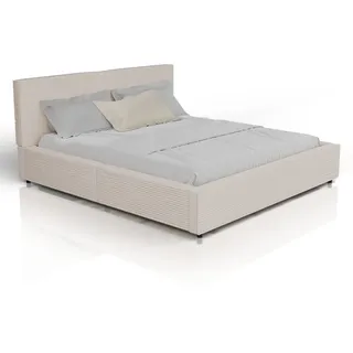 Polsterbett Salerno - Beige