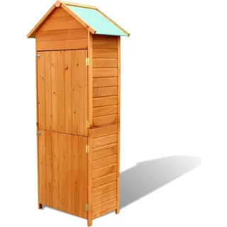 Gartenschrank Braun 42,5x64x190 cm - Braun, Bunt