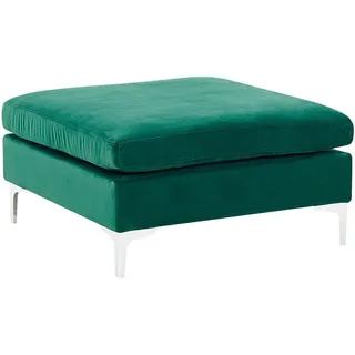 Beliani Hocker Evja 85 x 48 x 85 cm Grün