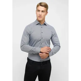 Eterna Langarmhemd "SLIM FIT" NON IRON (bügelfrei), silber