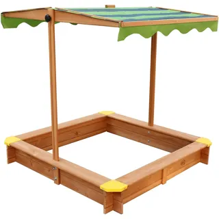 Axi Holzsandkasten Lily mit Dach braun