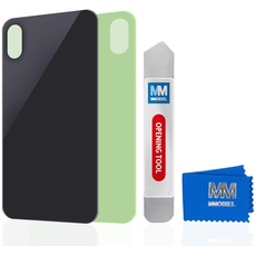 MMOBIEL Rückklappe Back Cover Batterie Gehäuse Ersatz Kompatibel mit iPhone XS Max 6.5 inch (Space Gray) inkl. Werkzeug