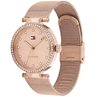 Tommy Hilfiger Lynn 32 Mm Damenuhr - Rose Gold / Rose Gold / Mineral - One Size
