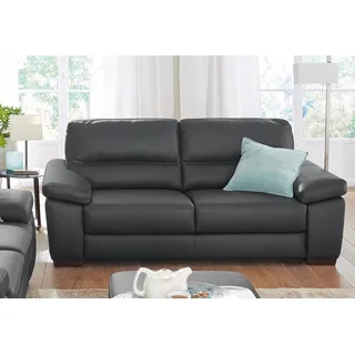 Calia Italia 2-Sitzer »Gaia, hochwertiges Ledersofa mit erstklassigem Sitzkomfort«, edles Design, in zwei hochwertigen Lederqualitäten schwarz