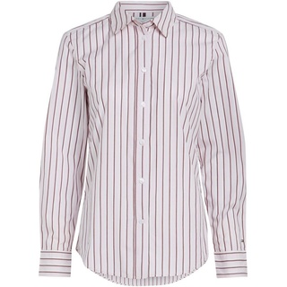 Tommy Hilfiger Hemdbluse »RWB REGULAR SHIRT LS«, im modischem Streifendessin, pink