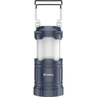 Varta LED Lantern L10 (flexibel einstellbare Helligkeit, Griffe, integrierter Haken und Magnete) blau für Outdoor, Camping, Abenteuer, DIY, Alltag
