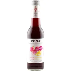 PONA Bio Rote Traube Primofiore Zitrone 330ml - Erfrischendes Fruchtsaftgetränk ohne zugesetzten Zucker von PONA