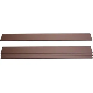 MCW 4er Set Latten Für WPC-Sichtschutz Savoie Bretter Windschutz Ca. 1qm - 180cm Braun