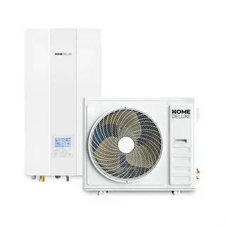 HOME DELUXE - Wärmepumpe KAMI - Wärmeleistung: 6 kW, Schallleistung: 44 dB, Temperaturbereich 5 - 35 Grad I Heizpumpe Wärmeaustauscher Effizienzheizung - Weiß